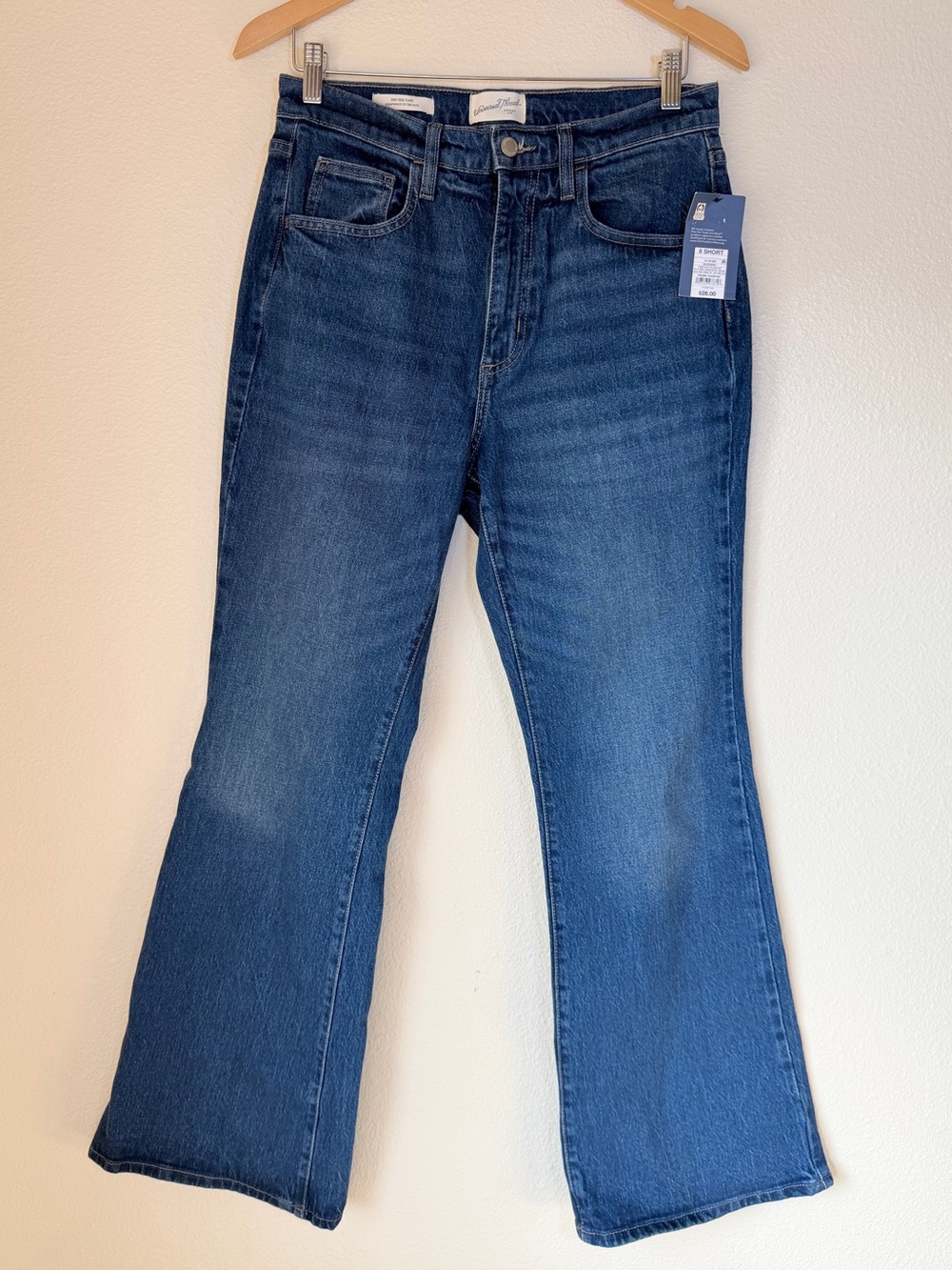 Universal Threads High Rise Flare Jeans, Size 8P